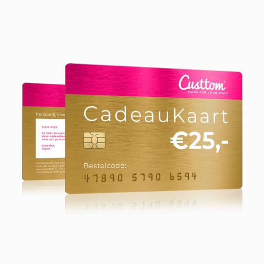 Cadeaubon Custtom cadeaukaart