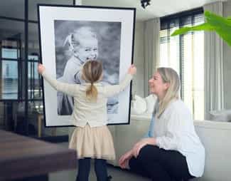 Moeder en dochter met Frames<sup>®</sup>