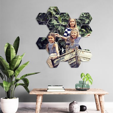 Hexagon foto's: maak jouw beeld passend