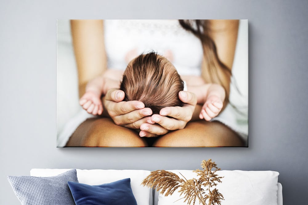 Canvas print aan de wand groot