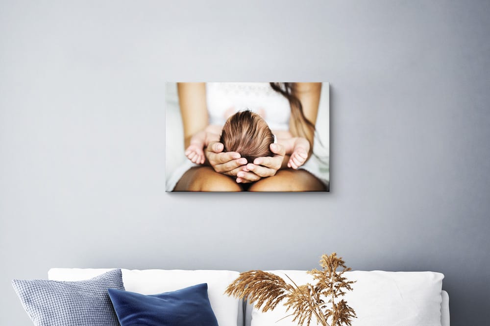 Canvas print aan de wand klein