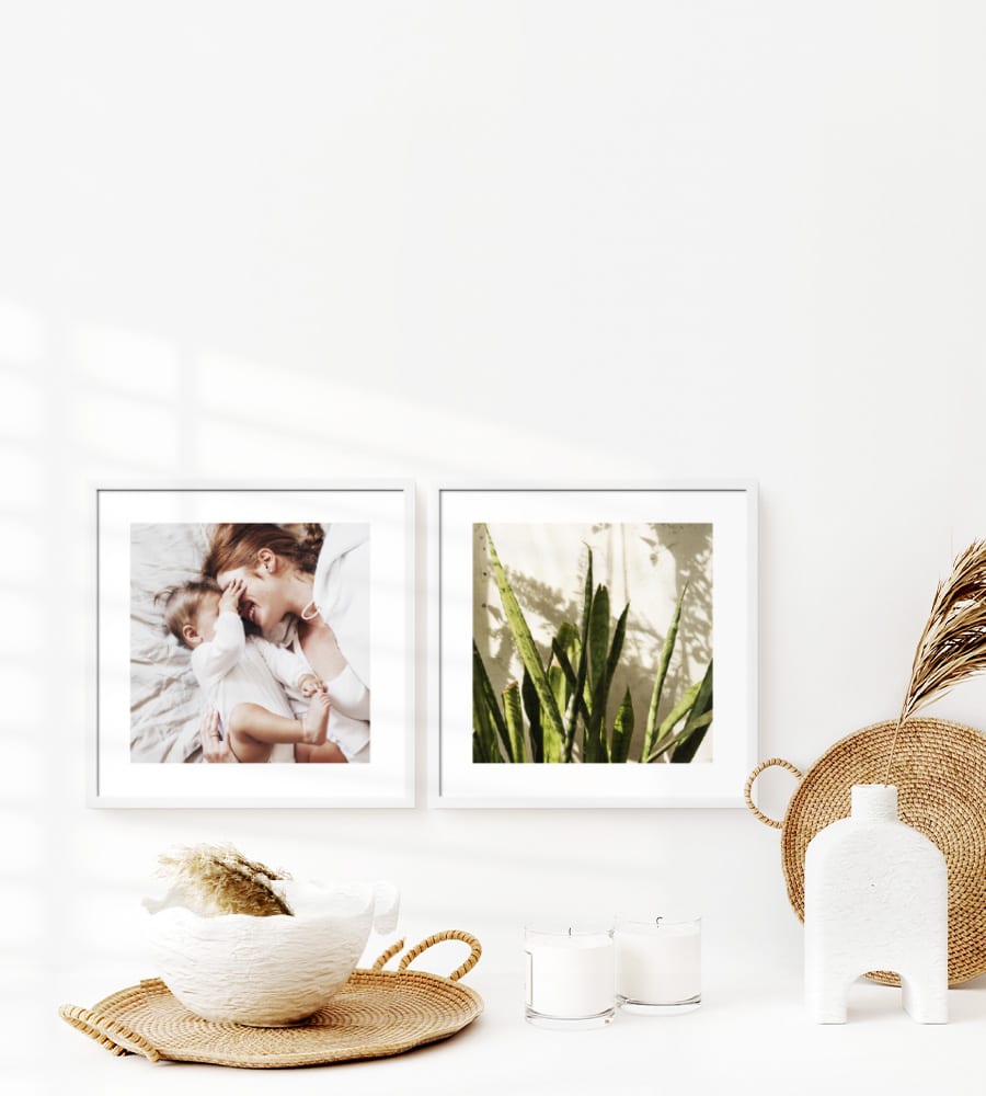Frames. Lichtgewicht fotolijstjes die je snel en eenvoudig op je muur plakt!