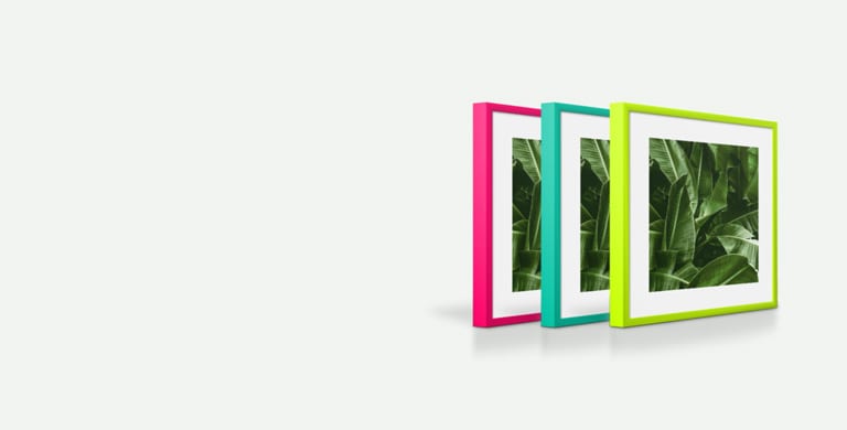 Kunststof Frames Neon Roze, Turquoise & Lime Groen
