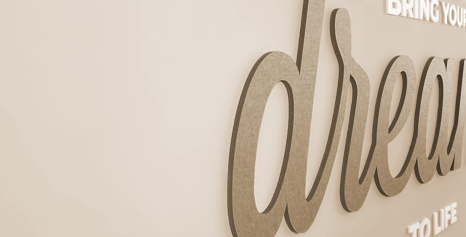 Vilt Letters als prachtige wanddecoratie