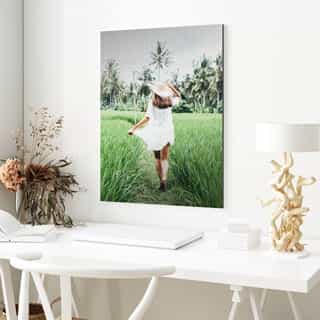 Foto op aluminium in de woonkamer
