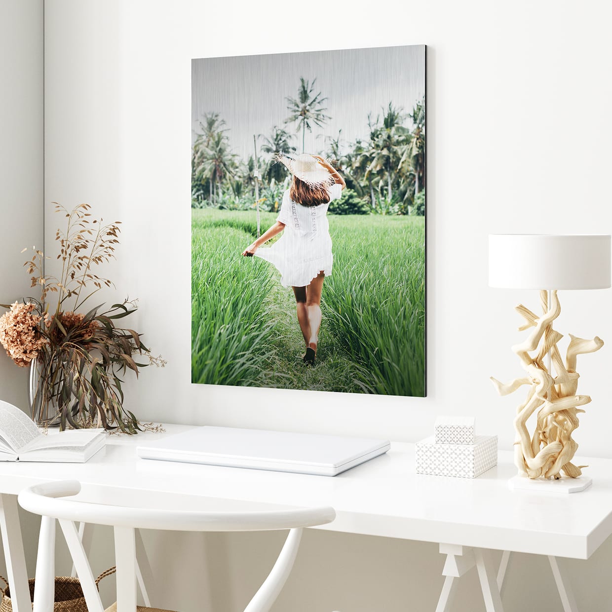 Foto op aluminium in de woonkamer