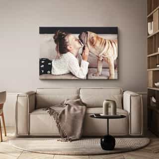 Collage op fotodoek