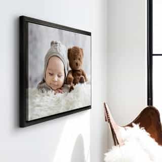 Foto's op canvas met zwarte baklijst
