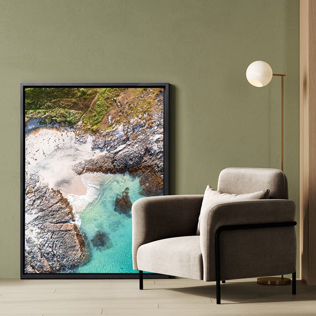 Foto op canvas groot