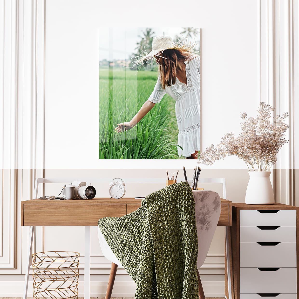 Foto op plexiglas in de woonkamer