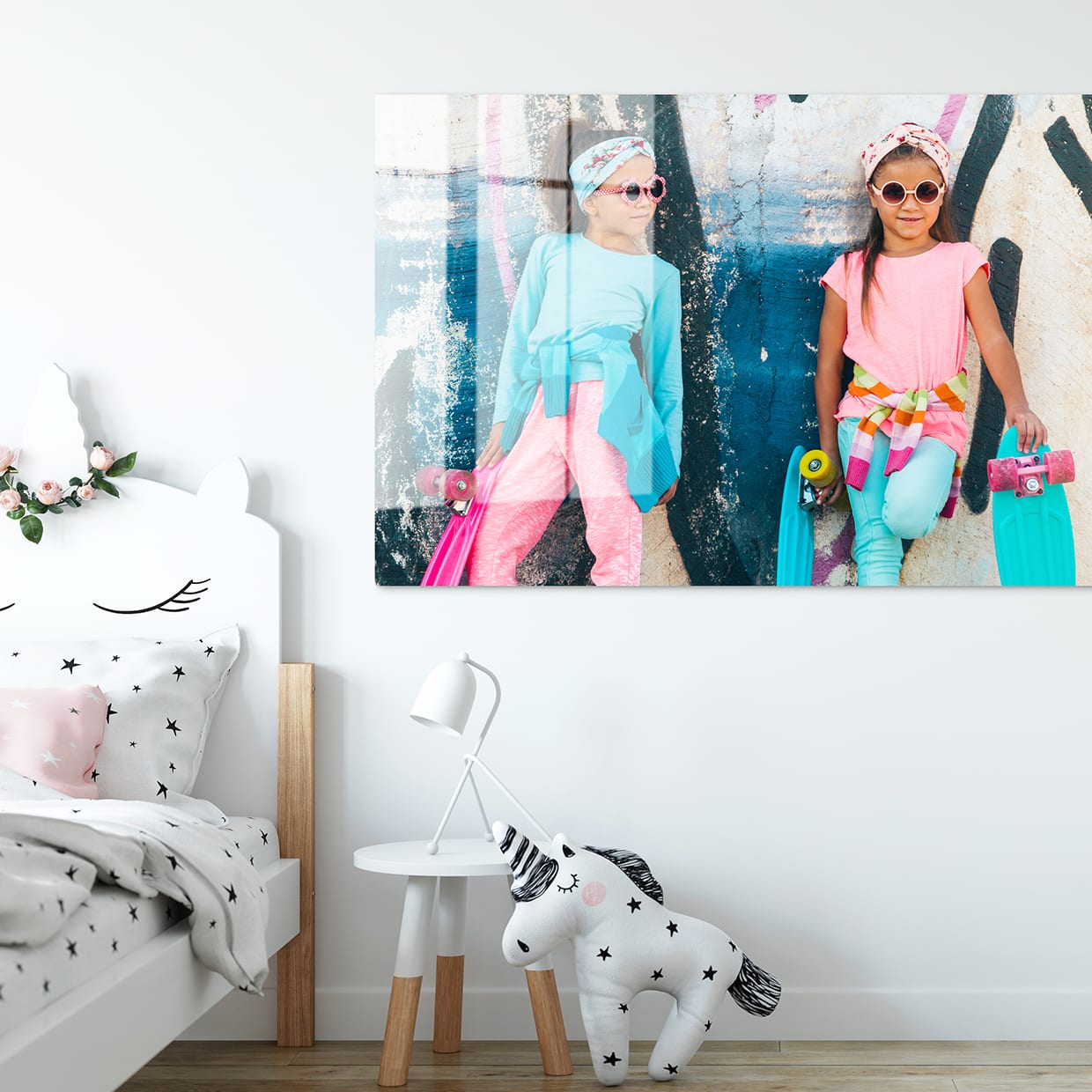 Foto op plexiglas in de kinderkamer