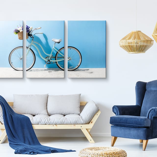 Drieluik foto op canvas