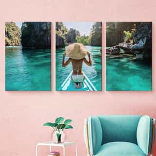 Drieluik canvas doek