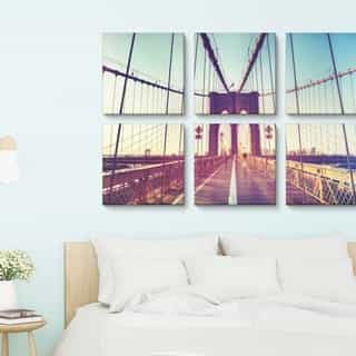 Zesluik foto op canvas