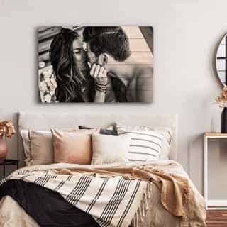 Foto op hout plaat